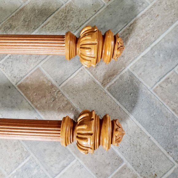 Custom Curtains 2 Valances 68W x 18L Each Wide Pocket Yellow Roses Heavy Duty Co - Picture 12 of 14